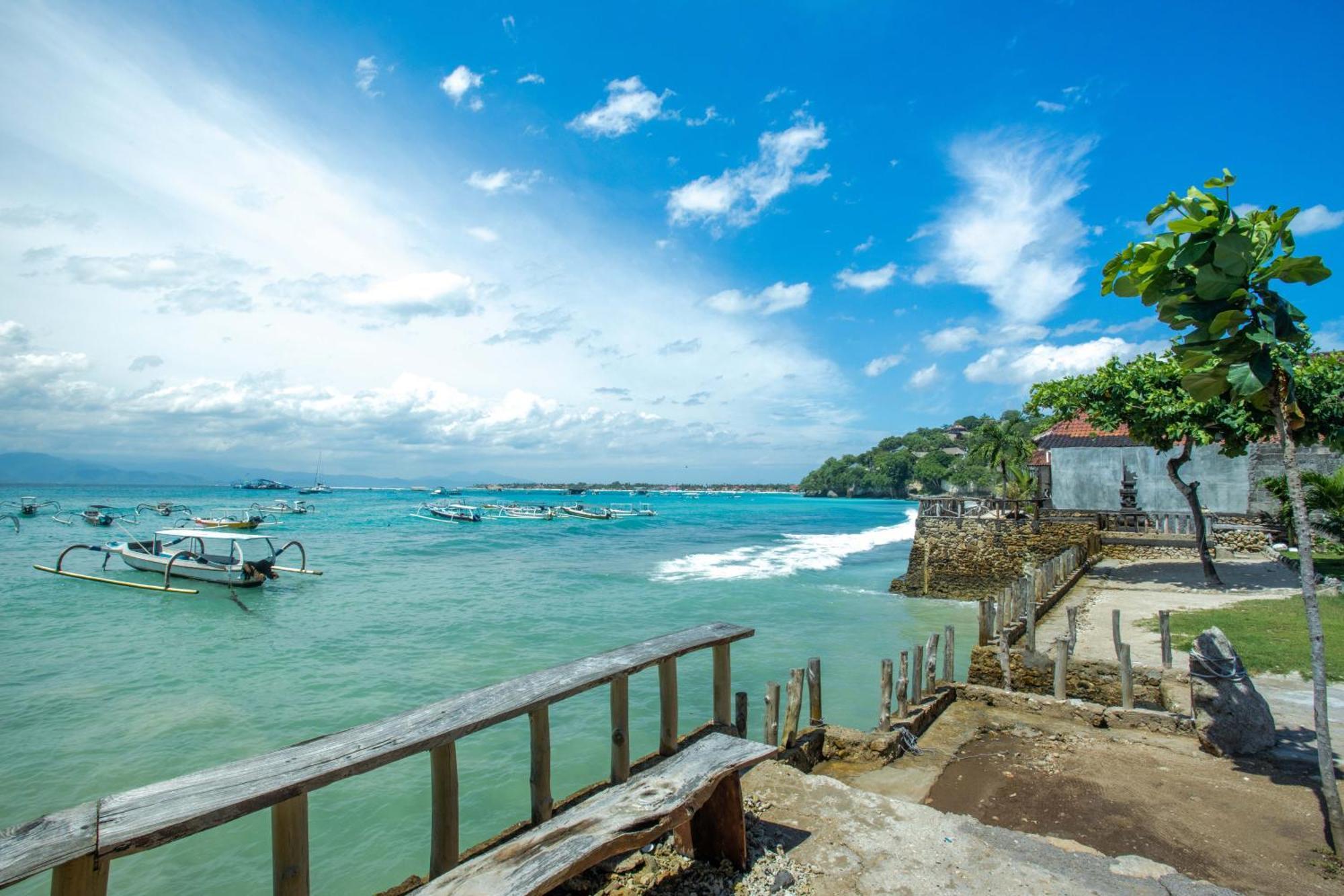 Hotel D'Muncuk Huts Lembongan Exterior foto